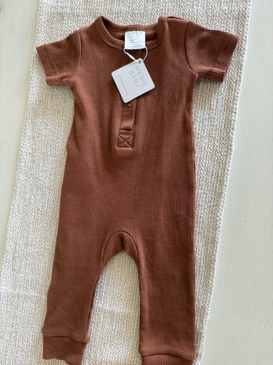 Mebie Baby Other - Mebie Baby Ribbed One-Piece Romper